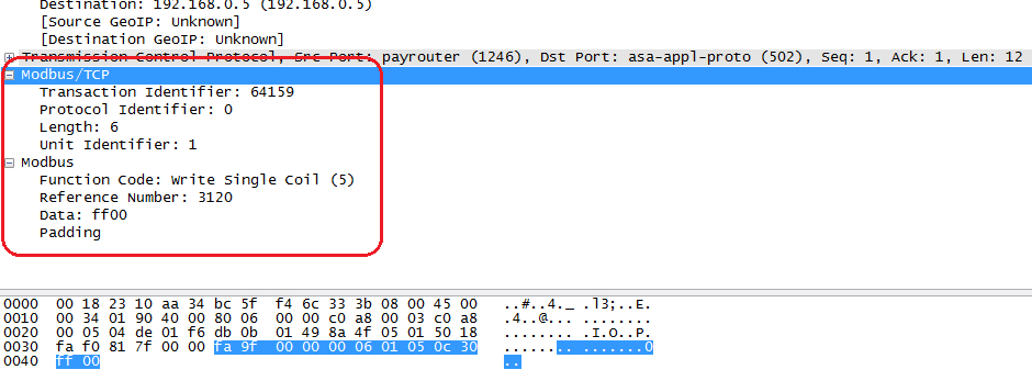 Intercepted sequence allowing to transfer PLC into the RUN mode