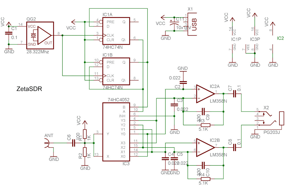 ZetaSDR schematics ZetaSDR schematics