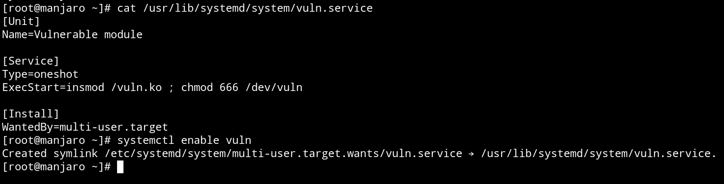Enabling Systemd module Enabling Systemd module