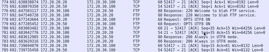 Dump of unencrypted FTP traffic Dump of unencrypted FTP traffic