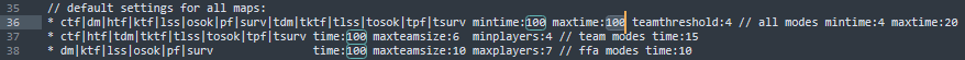New time settings New time settings