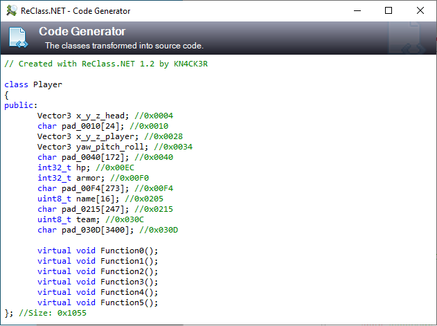Exporting the class Exporting the class
