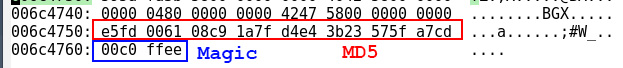 MD5 and magic number in firmware MD5 and magic number in firmware