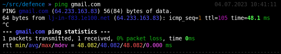 Example of implicit DNS resolution Example of implicit DNS resolution