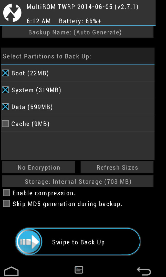 Before flashing, be sure to make a backup using a custom recovery console Before flashing, be sure to make a backup using a custom recovery console
