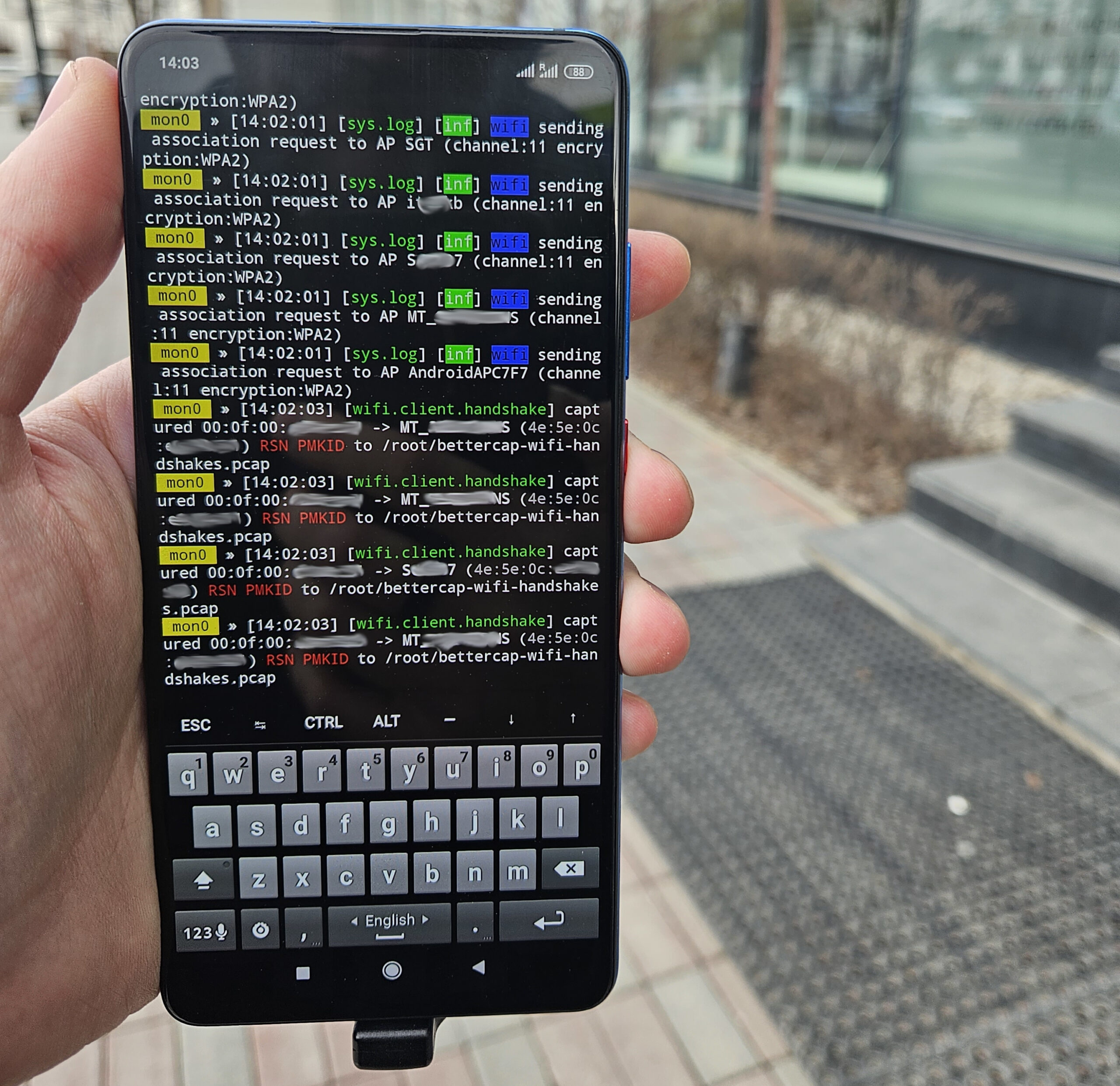 Attack is nearly unnoticeable: authentication to all access points from a phone Attack is nearly unnoticeable: authentication to all access points from a phone