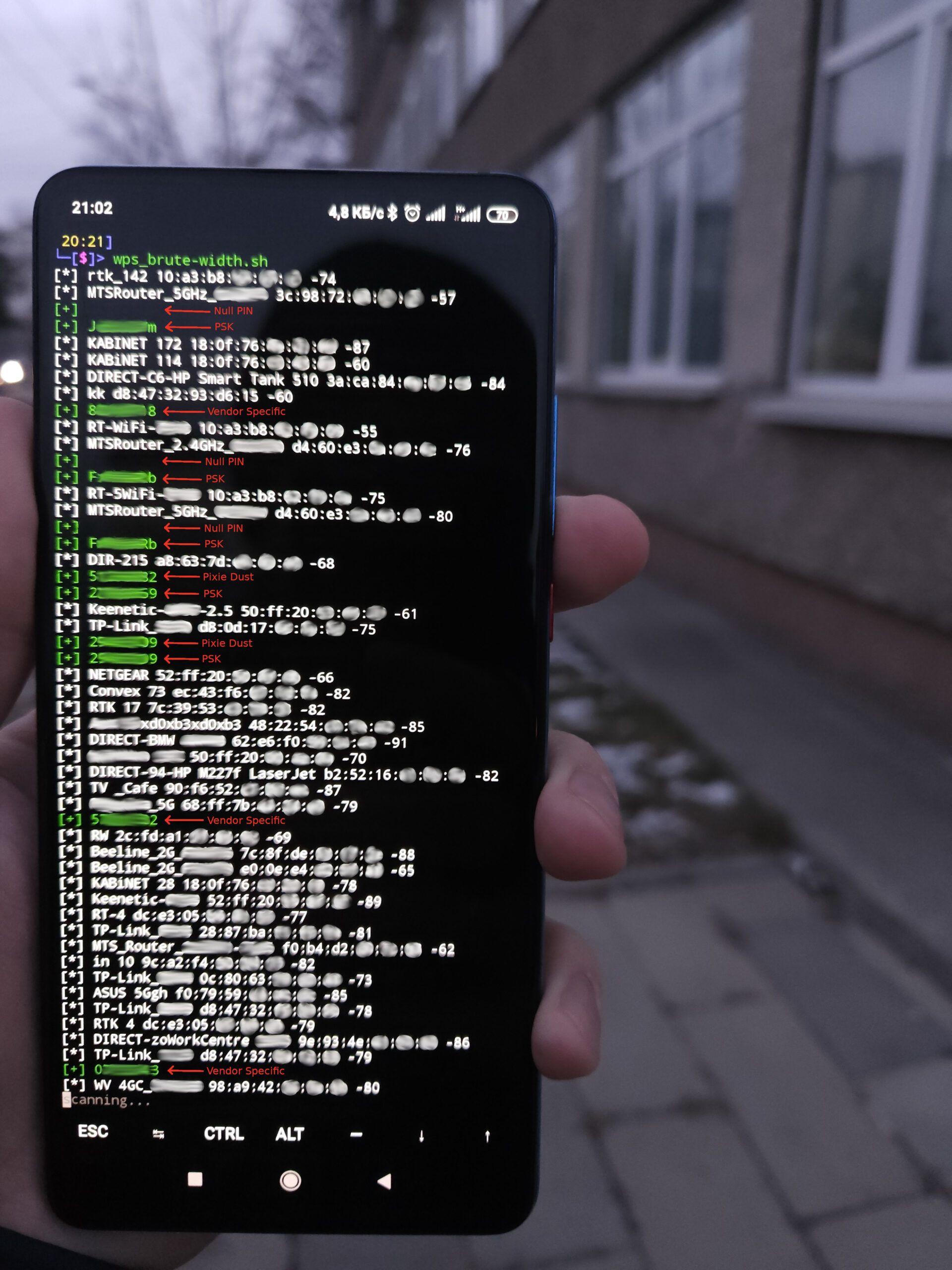 Hacker delivers a WPS PIN code brute-forcing attack against multiple access points Hacker delivers a WPS PIN code brute-forcing attack against multiple access points