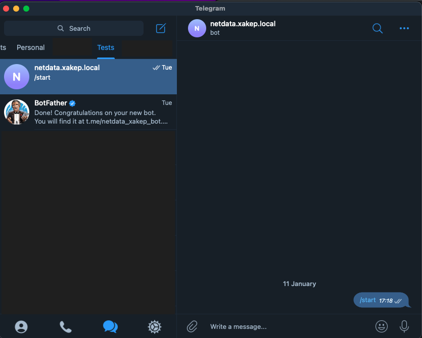 Creating a Bot in Telegram Creating a Bot in Telegram