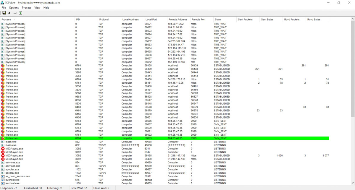 TCPView TCPView