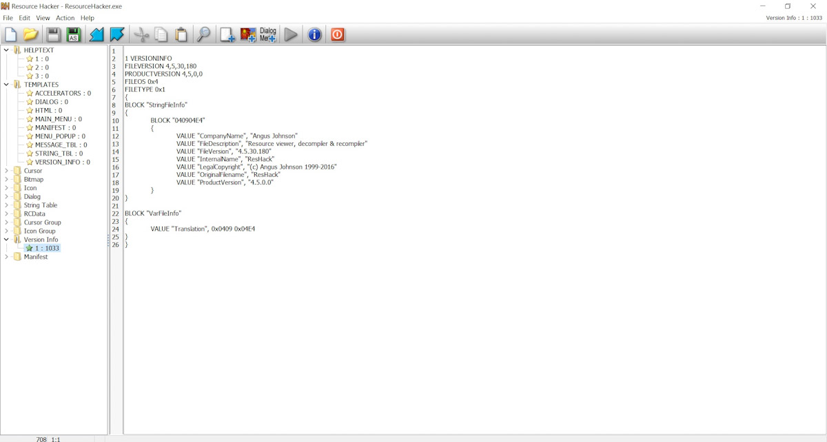 Resource Hacker Resource Hacker