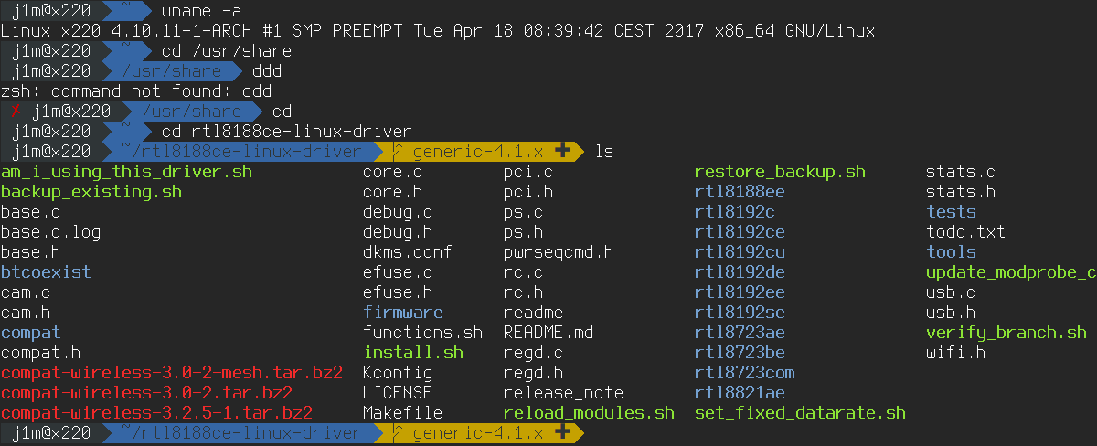 Agnoster theme. Agnoster theme.