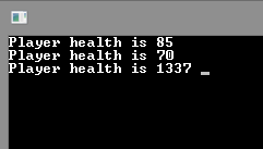 Screenshot of the game after pressing Enter Screenshot of the game after pressing Enter