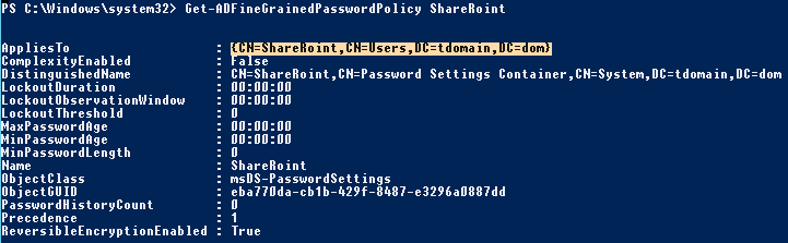 Password policy for SharePoint Password policy for SharePoint