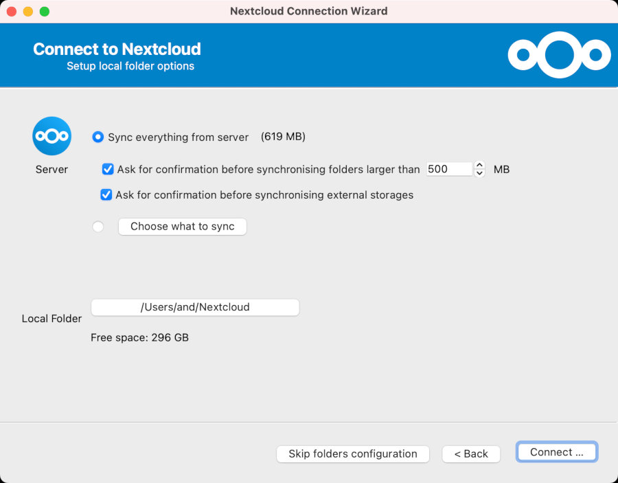 Sync Configuration