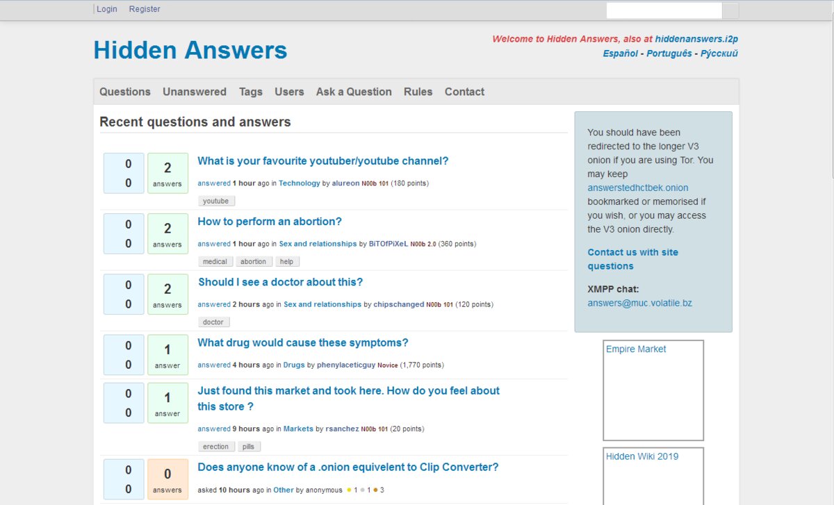 Hidden Answers I2P Hidden Answers I2P
