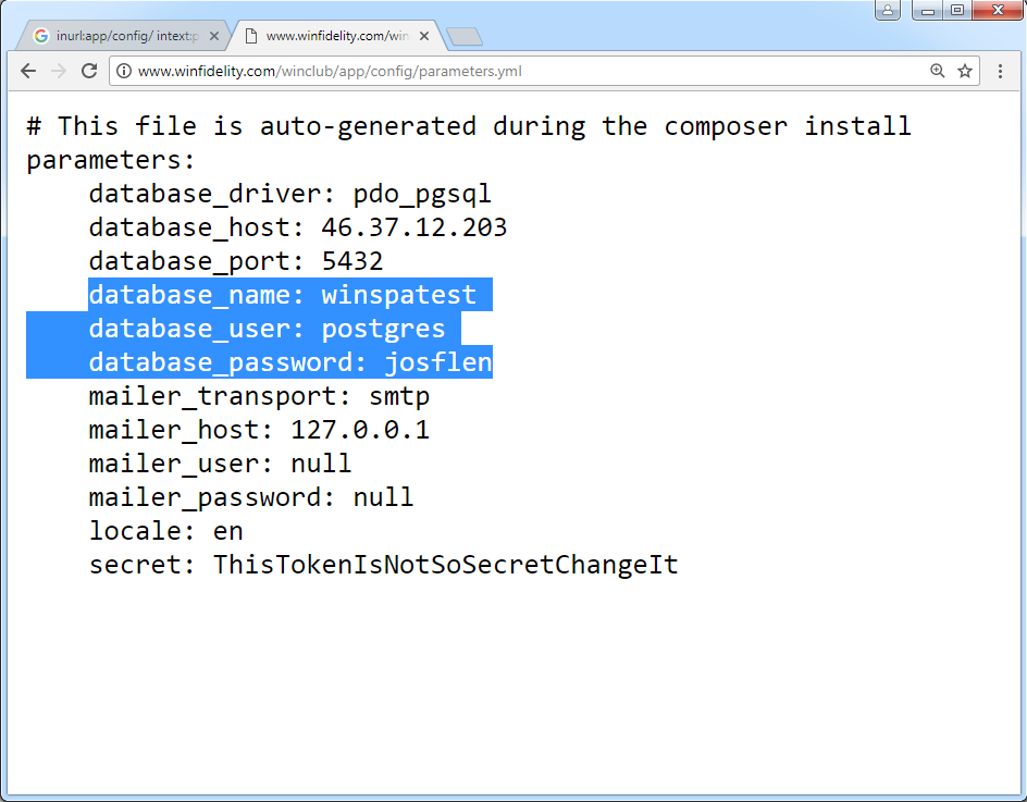 Yet another password file