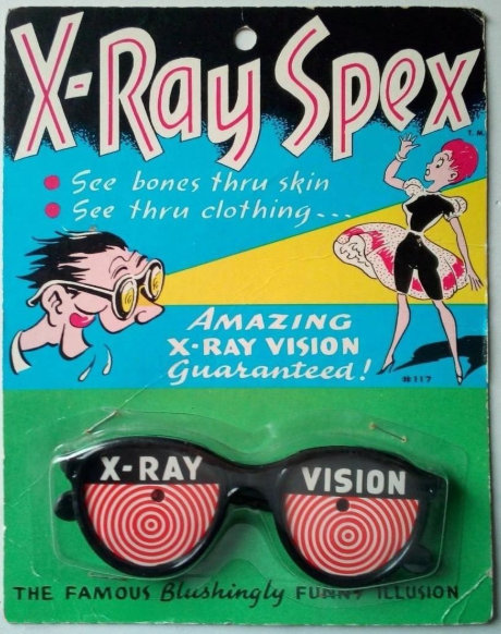 The very same X-ray glasses from the ’70s The very same X-ray glasses from the ’70s