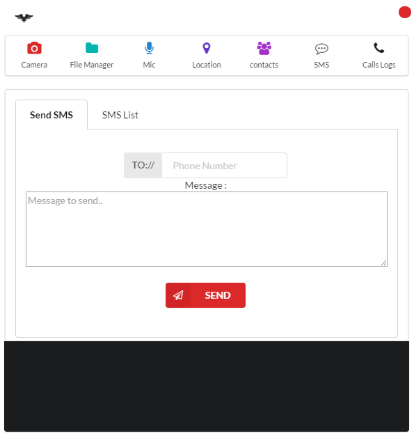 We can send a message to any recipient