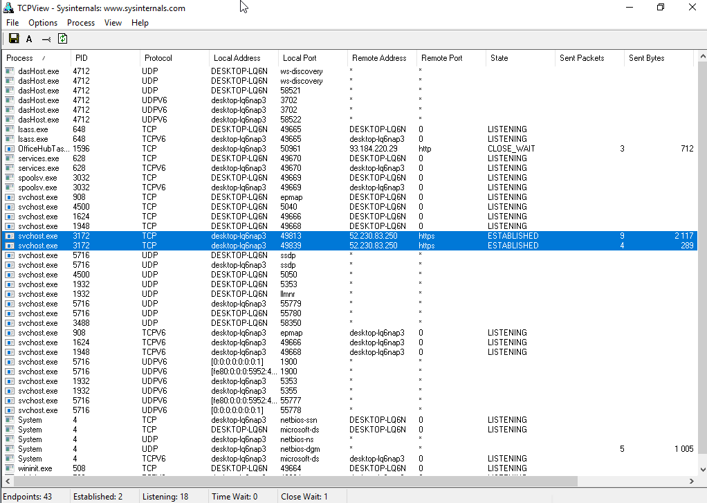 Network traffic monitoring with default privacy settings Network traffic monitoring with default privacy settings
