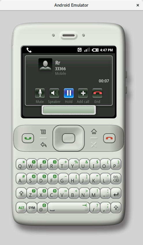 Outgoing call and conference call (m3)