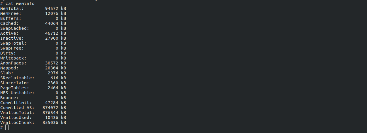 RAM usage breakdown RAM usage breakdown