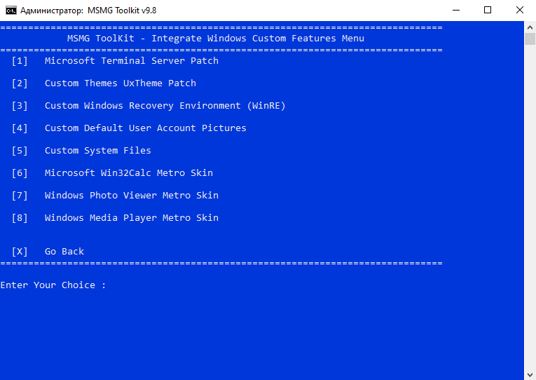Additional Windows customization options