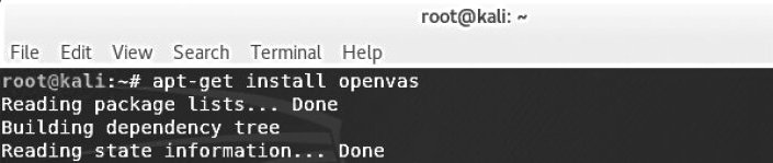 Figure 6.14. Installing OpenVAS Figure 6.14. Installing OpenVAS