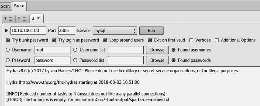 Figure 6.39. Brute tool tab Figure 6.39. Brute tool tab