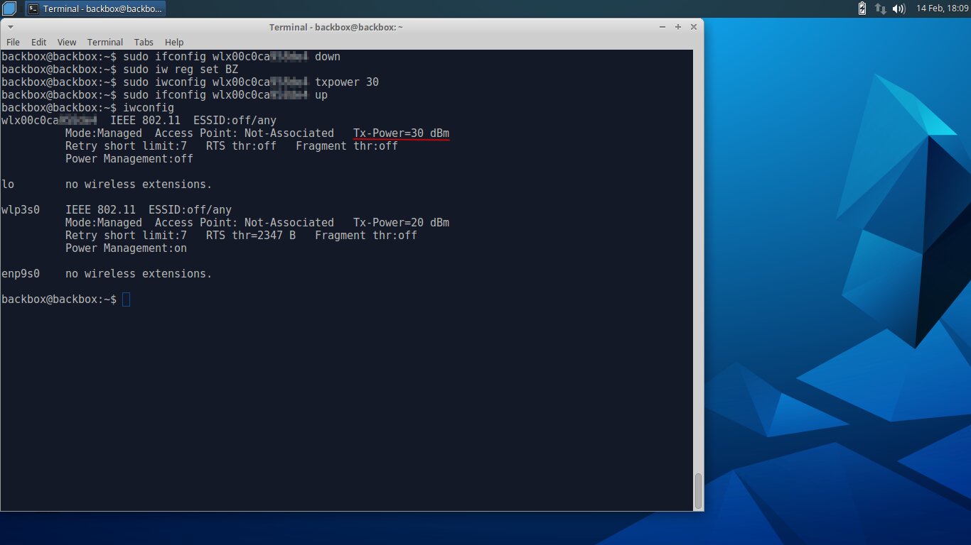 BackBox’s quirky wlan interface name