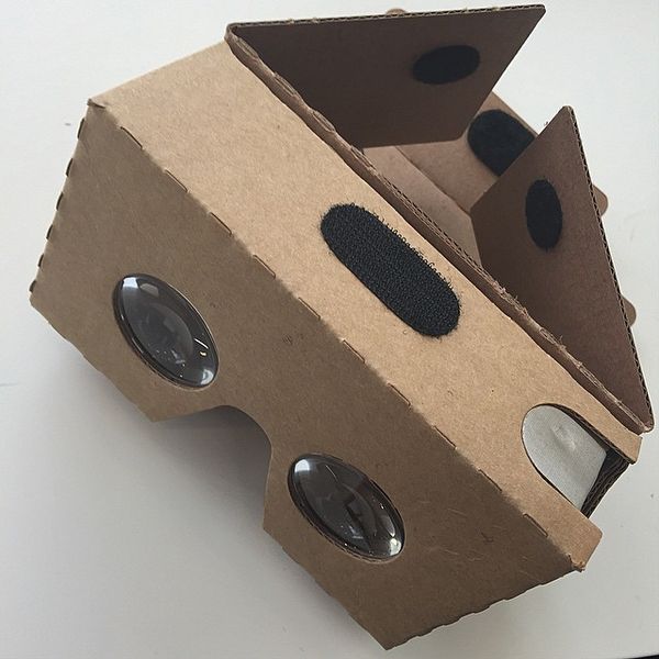 The first version of Google Cardboard, introduced in 2014