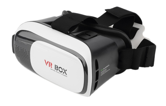 Classic VR headset — note how far the screen sits from your eyes