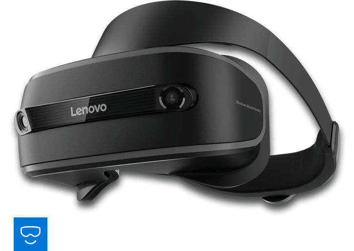 Lenovo Explorer, one of the first WMR headsets with dual cameras for positional tracking