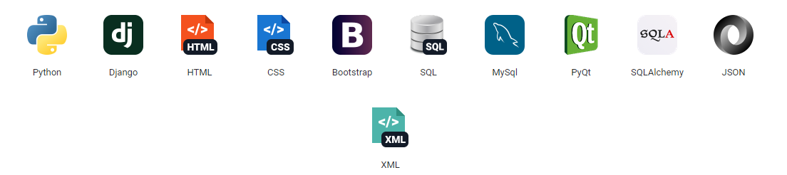 A list of technologies a graduate will master