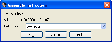 Replacing an instruction
