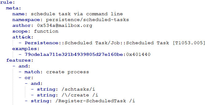 capa rule: schedule a task via the command line