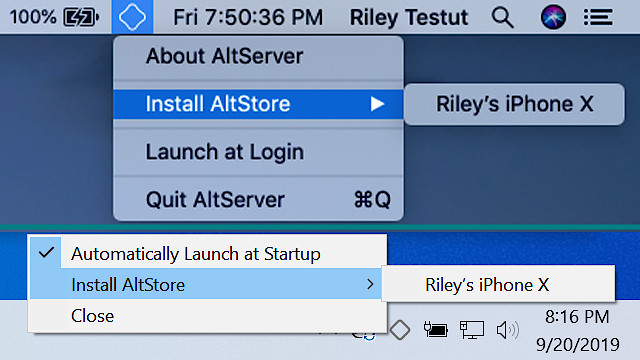 Installing AltStore