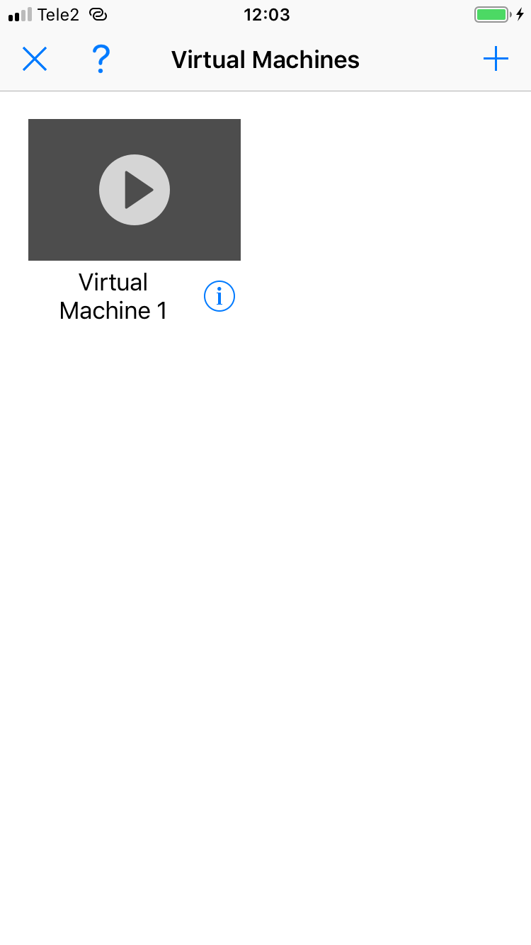 Creating a virtual machine in UTM