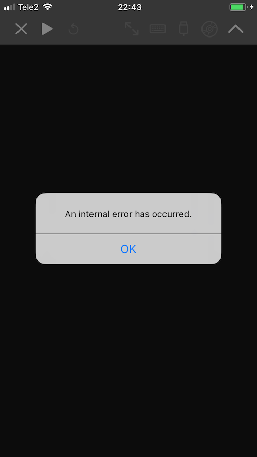 Oops, an errror!