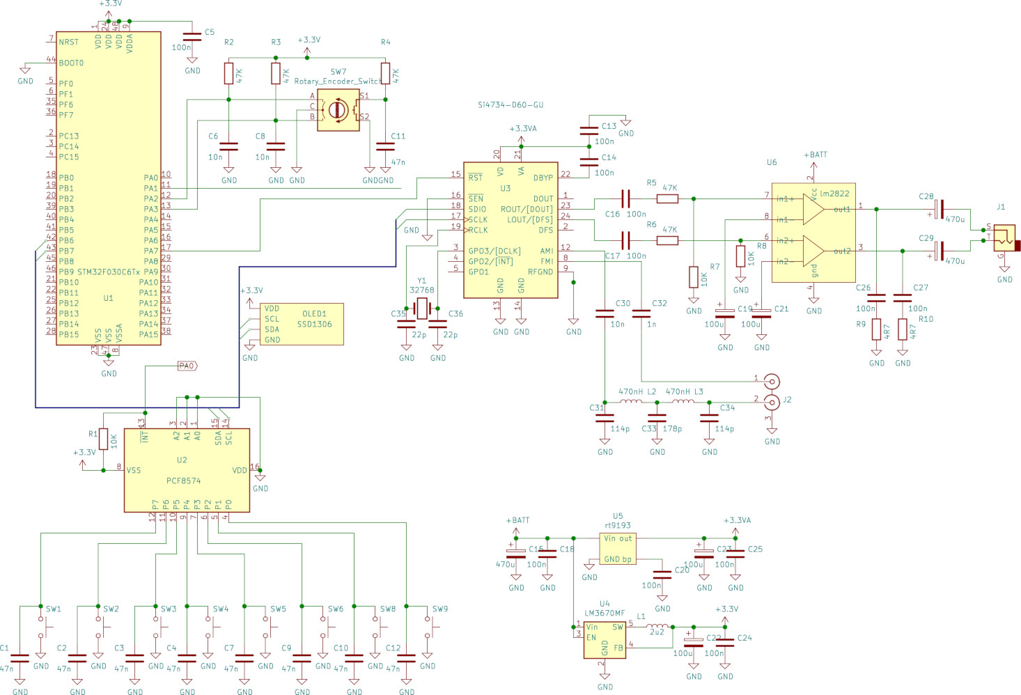 Receiver schematic