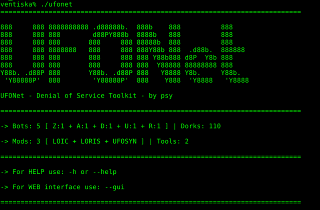 UFONet script