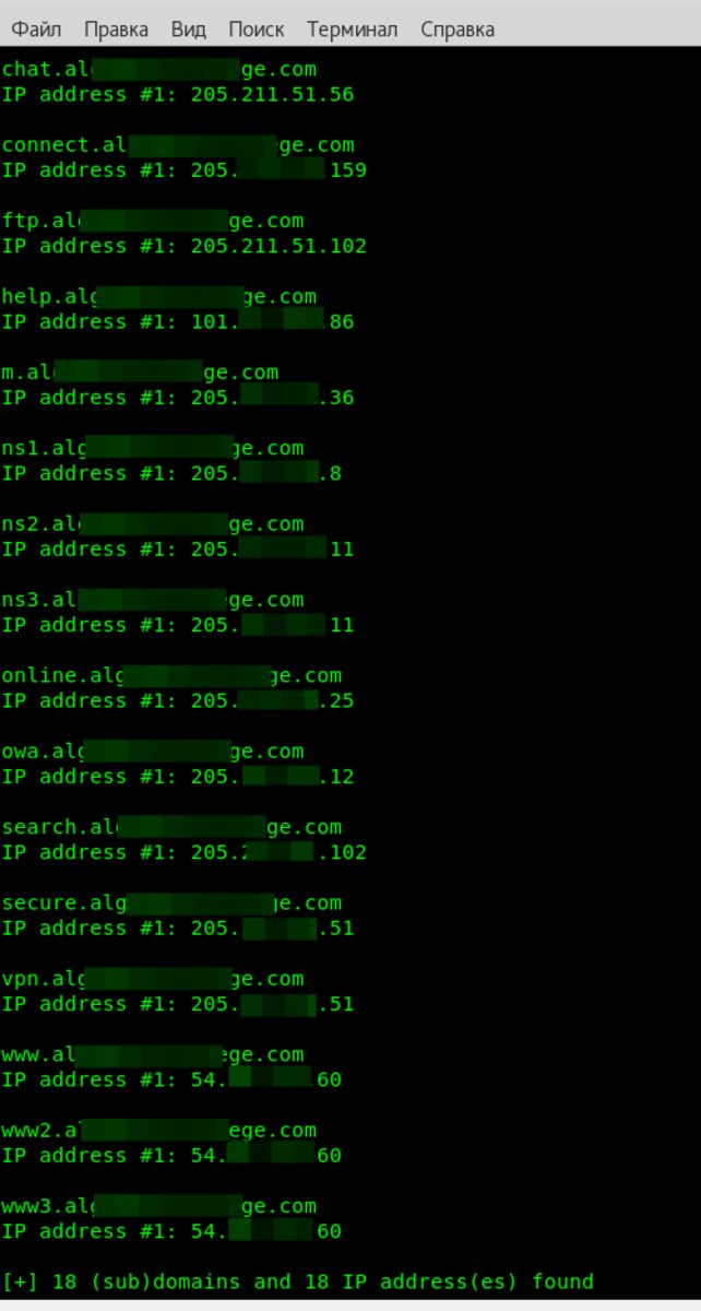 DNSMap log