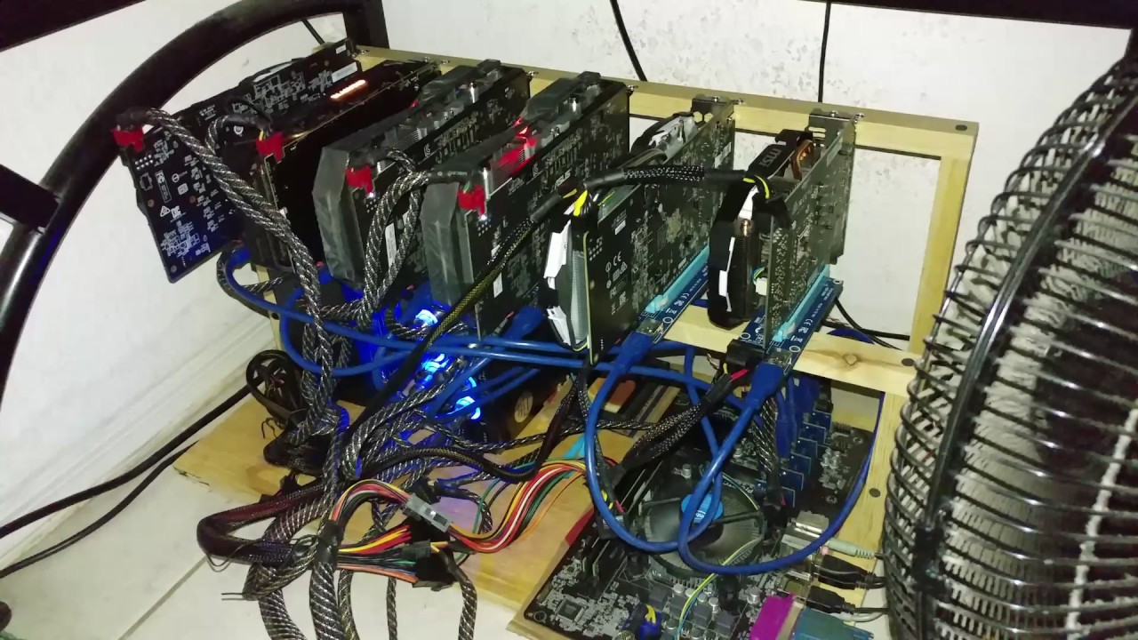 A typical DIY mining rig A typical DIY mining rig