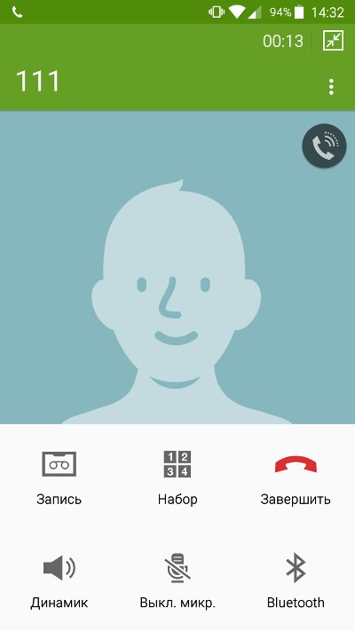 Call recording button