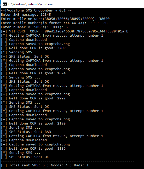 Using an SMS bomber Using an SMS bomber