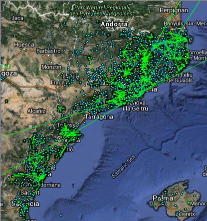 Map of guifi.net Map of guifi.net